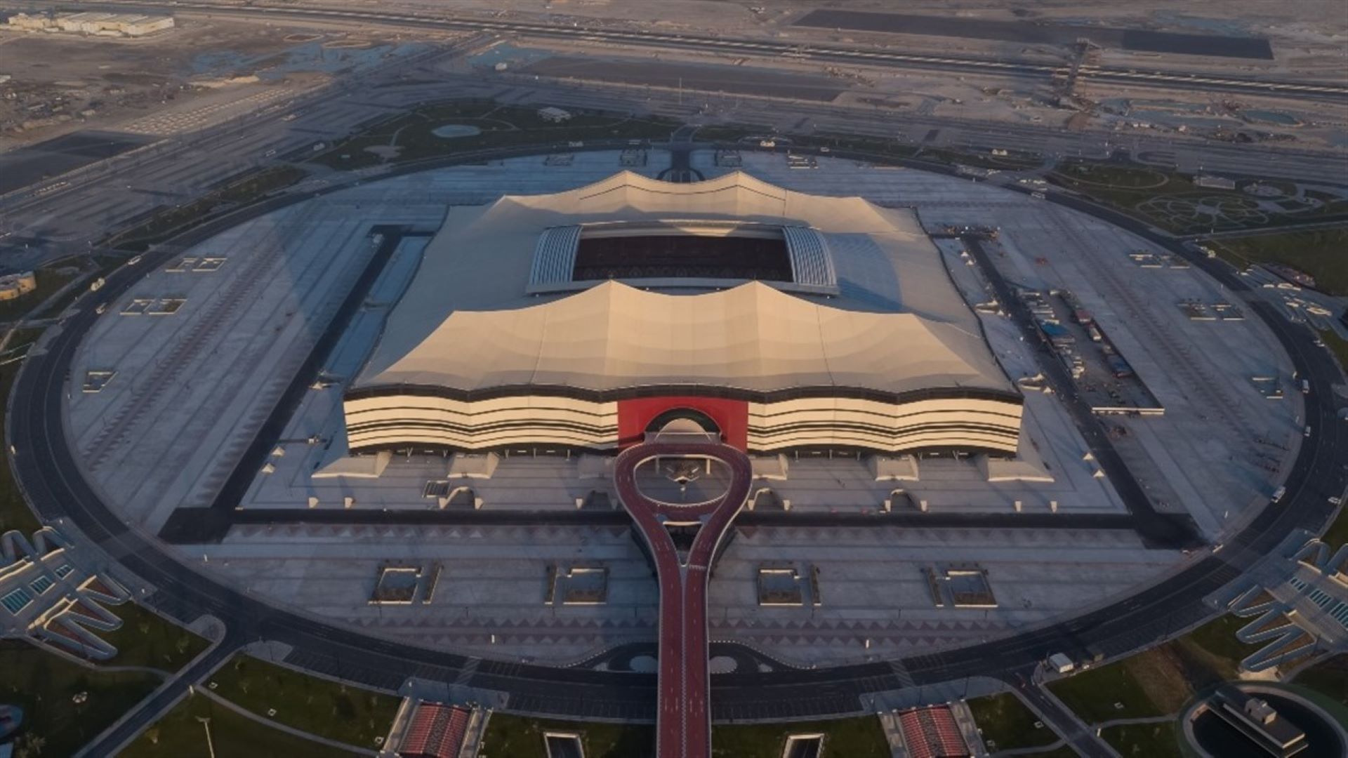 Al Bayt Stadium pictures in the city of Al Khor